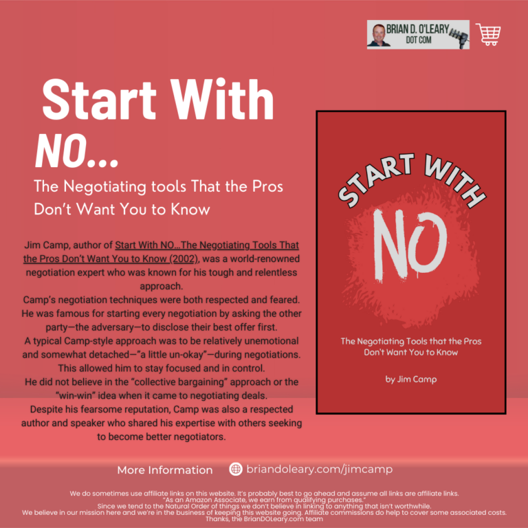 Start with NO by Jim Camp